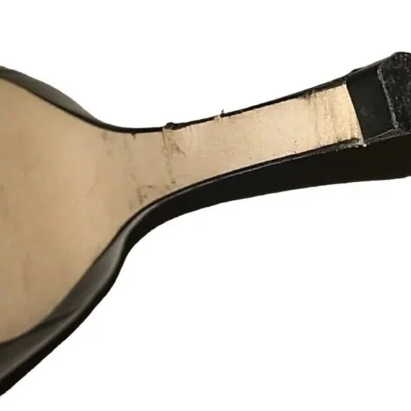 L.K. Bennett Black Patent Leather Round Toe Pumps - Picture 7 of 8